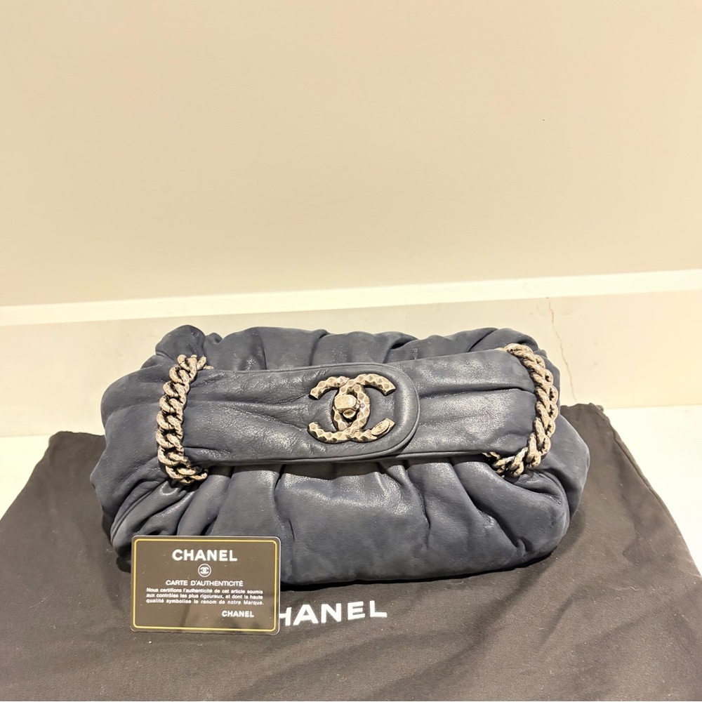 Chanel Midnight Stones Clutch in Navy